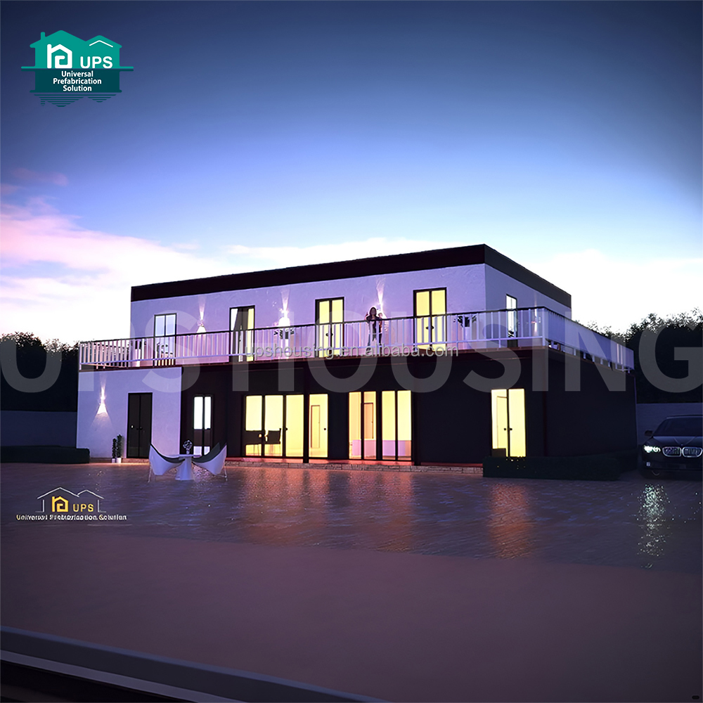 Modern Design Factory Price Premade House Built-in Steel Structure Cement Panel Prefab House Building Prefab