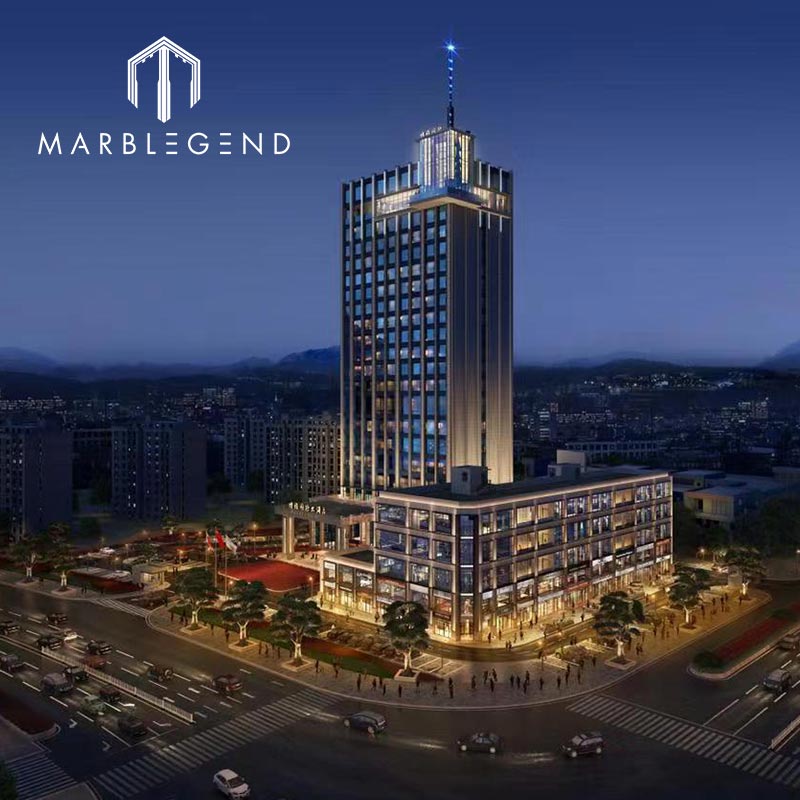 Modern High-end Hotel Design Integrates Into The High-rise Hotel Structure
