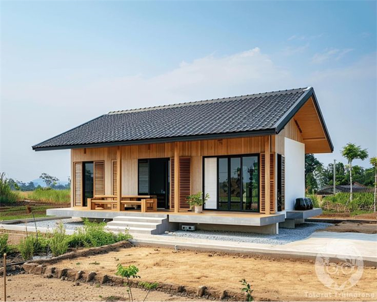 Wooden Luxury Modular Prefabricated Wooden House Tiny Home Ready-to-sleep Container Beach Villa Tiny House Beach House