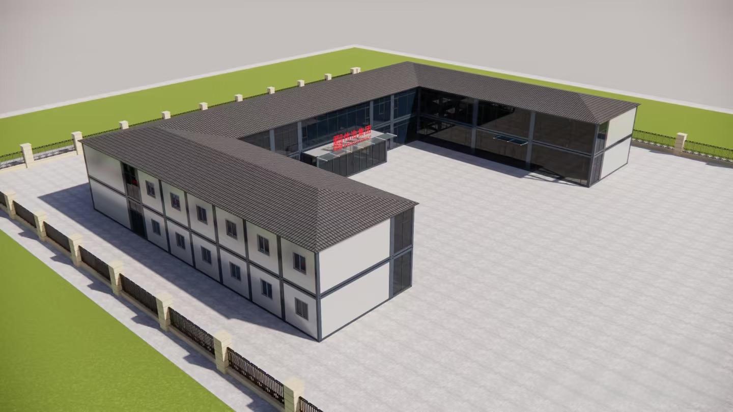 House Prefabricated Homes 20ft House Prefabricated Flat Pack Homes for Hotels Office Buildings Apartments Malls Outdoor Spaces