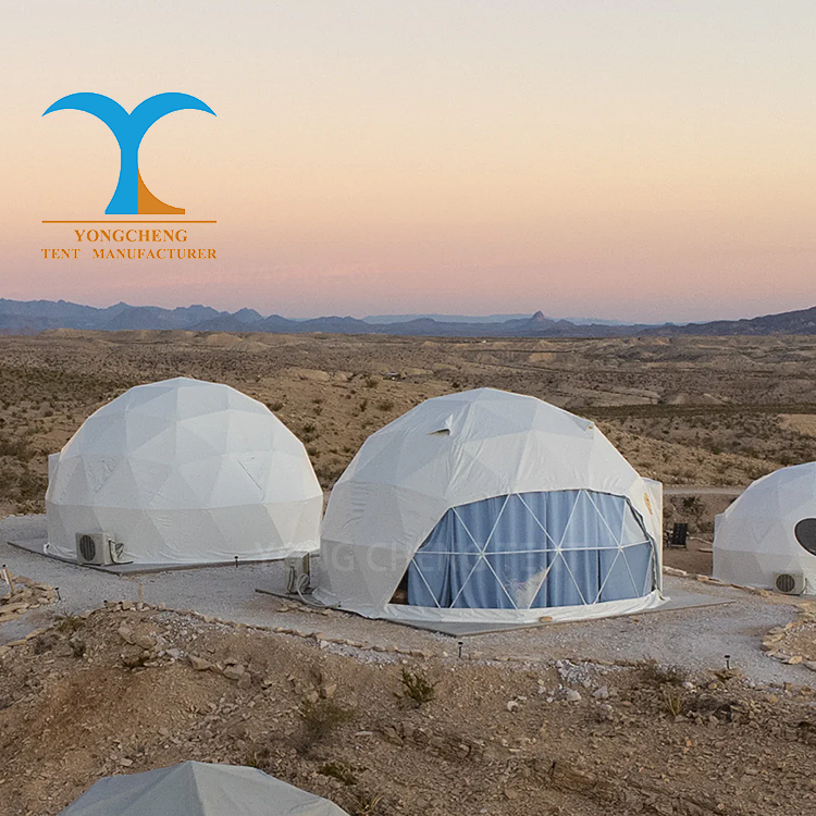 Luxury Hotel Igloo Dome Tent House Waterproof Glamping Tent Safari Glass Geodesic Dome Kit Glamping 6m Dome Tents House