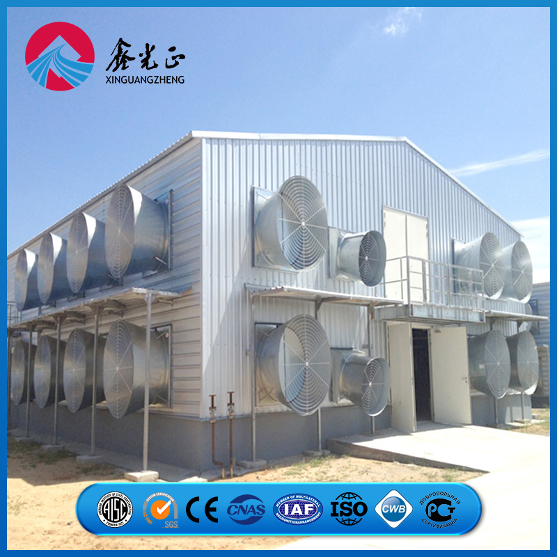 Nigeria Steel Structure Poultry Farm Building Modular Prefabricated/Prefab Chicken House
