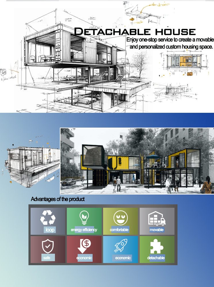 Exterior View Mobile Container House