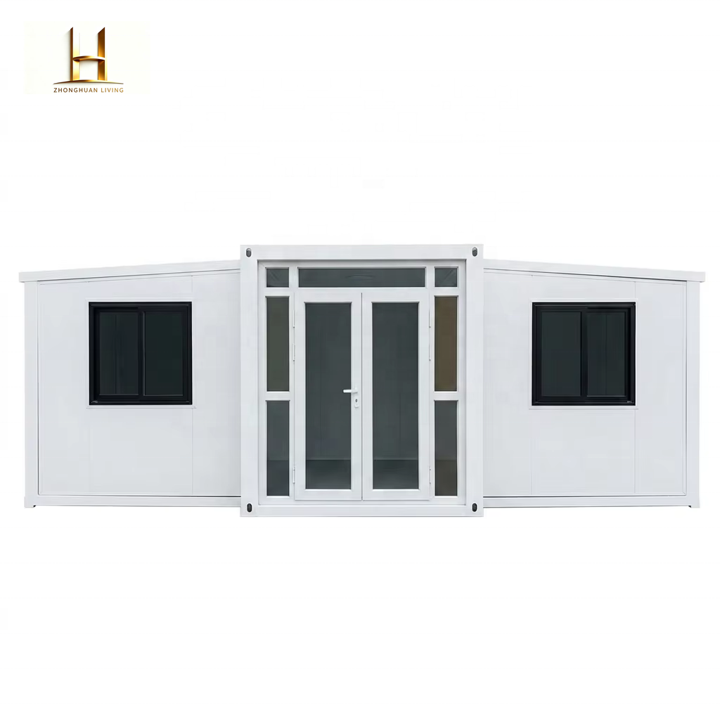 Complete Prefabricated Panel 40Ft 30Ft 20Ft Expandable Container House Prefab Light Steel Home Office Building Bathroom Modern