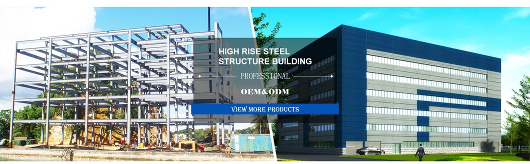 Prefab Construction Steel Structure Framed Commercial Office Building with Drawing