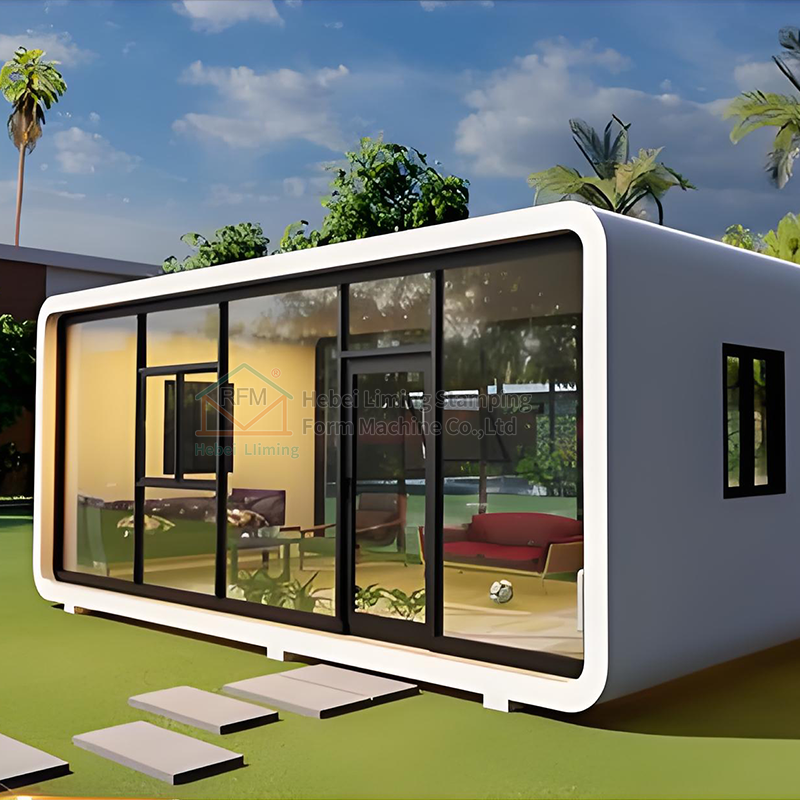 Popular Apple Cabin House Custom Cabin Portable Apple Cabin Container Homes 20FT Prefab Shipping Tiny House