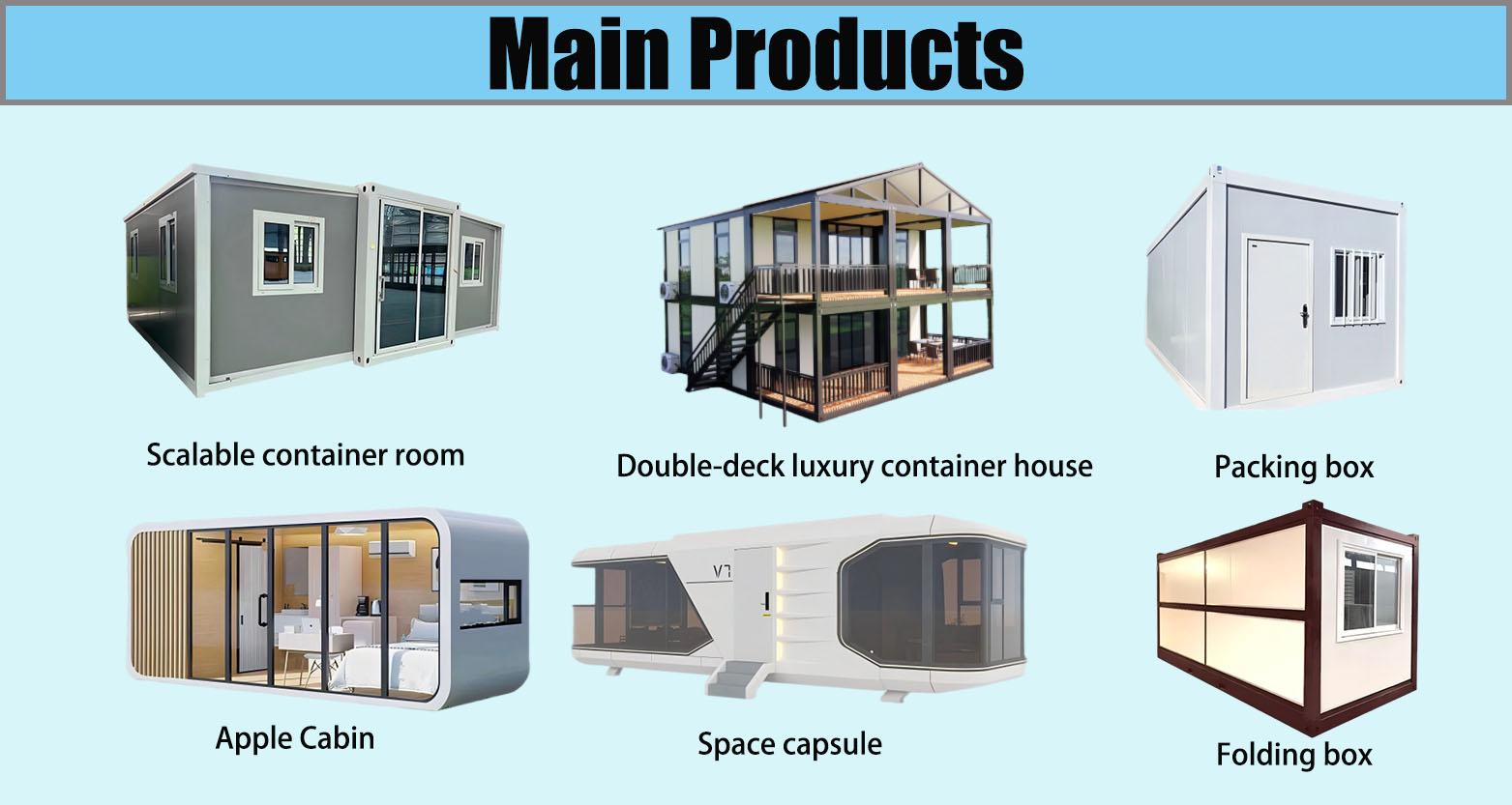 Expandable container structure design