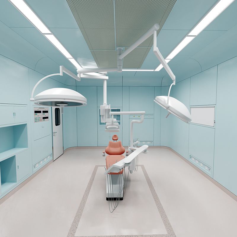 Integrated Operating Room System Modular Or Construction Hospital Clean Room Turnkey Solution Antibacterial Wall System