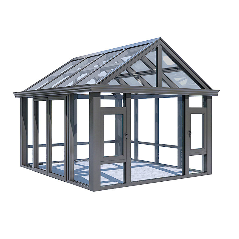 Prefab Modular Aluminum Sunroom Capsule House | Four-Season Solarium Outdoor Glamping | Waterproof Insulated Tempered Glass