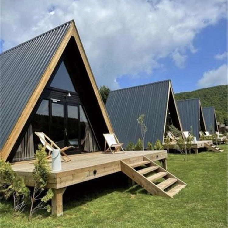 Triangle Shape Structure Small Cabin Tiny House Triangle House a Frame House for Living