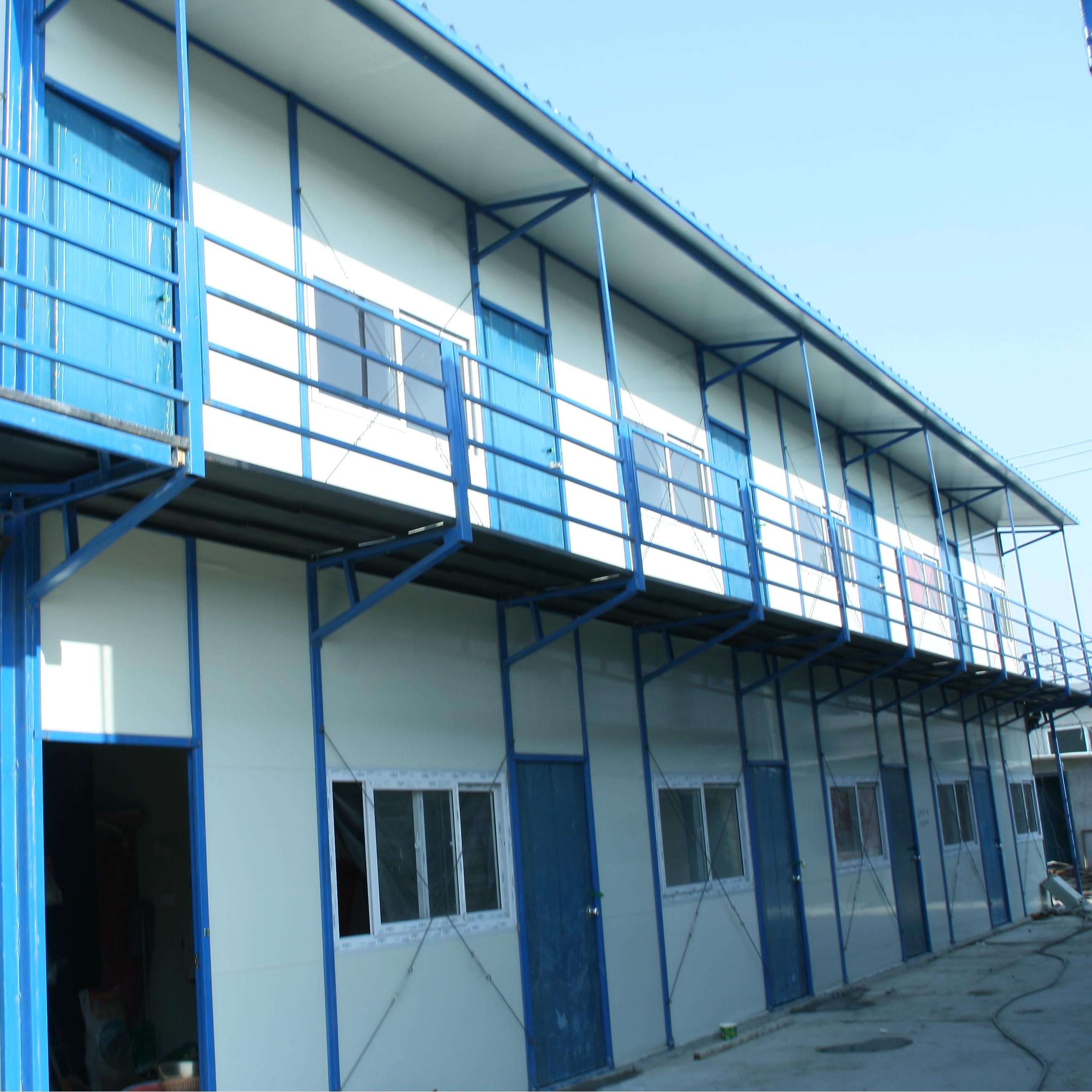 Cost-effective Light Steel Structure Prefabricated House Portable Detachable Prefab Mobile Staff Dorm