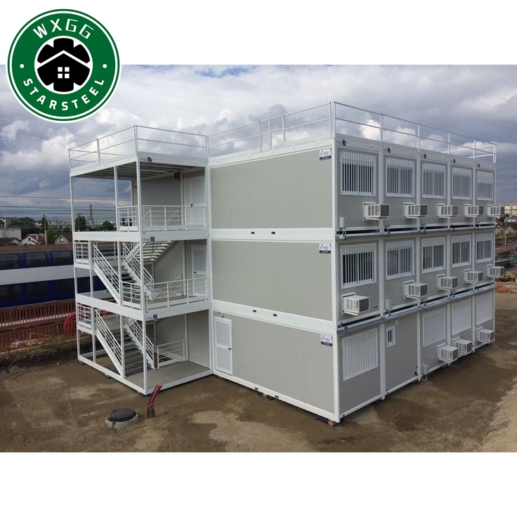 Fast LCL Room Movable Prefabricated Labor Camp Easy Assembly Worker Accommodation Container House From China