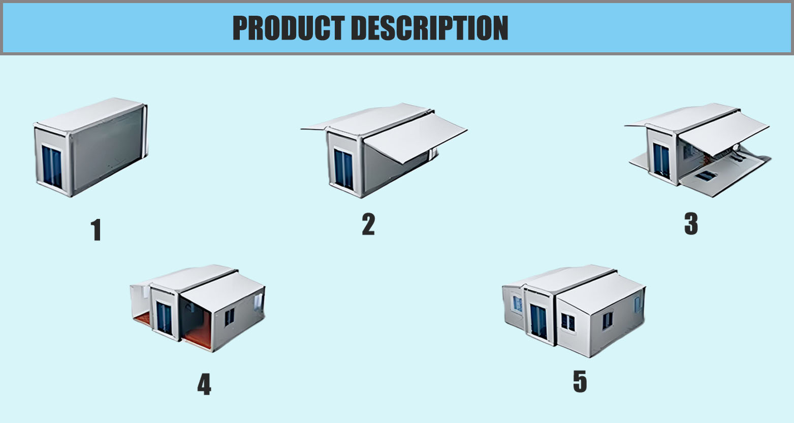 Preassembled folding home structure frame