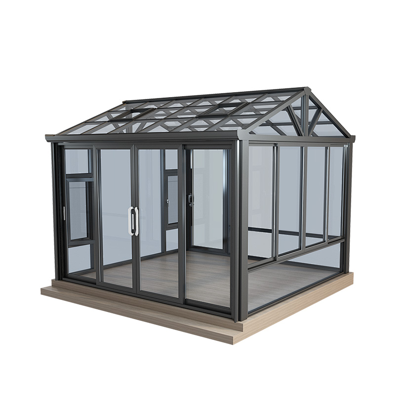 Prefab Modular Aluminum Sunroom Capsule House | Four-Season Solarium Outdoor Glamping | Waterproof Insulated Tempered Glass