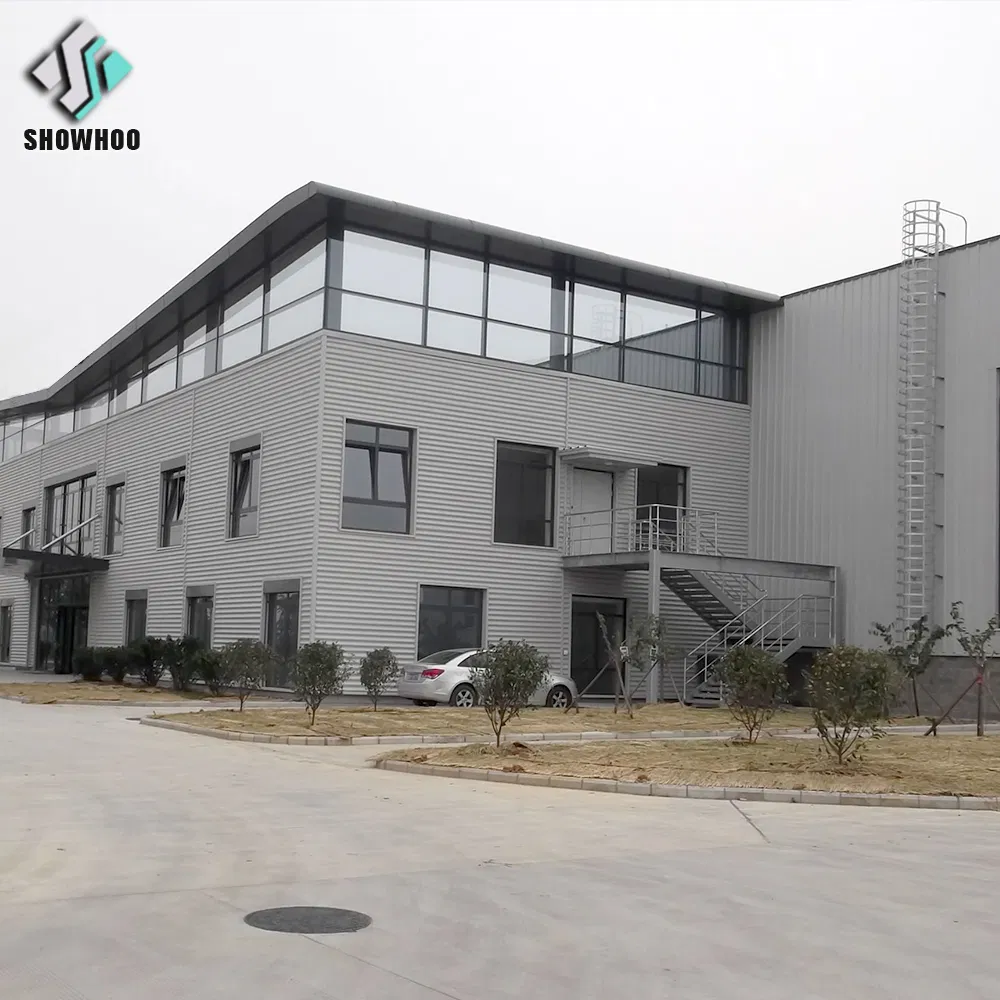 Detachable Professional Design Modern Sloped Wholesale Light Metal Fabricated Structural Prefab Office Steel Portable Building