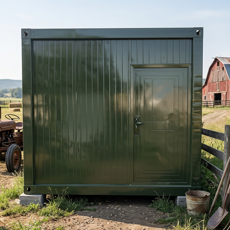 Stable Structure 10ft 20ft Prefab Container House Worker Staff Accommodation