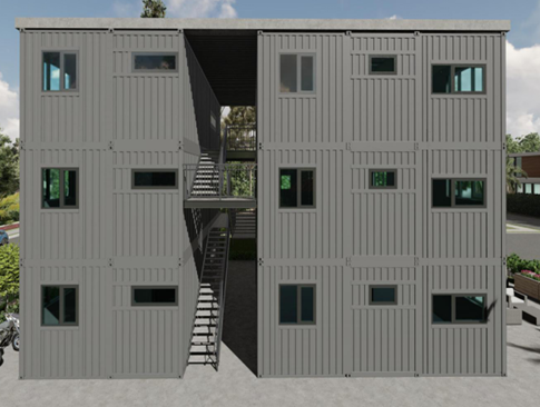40 Feet Smart Fabricated Flat Pack Container Construction Office House Luxury Prefabricated Prefab 1615 ft M2 6 Beds