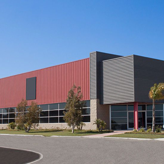 Office Construcation Steel Light Structure Prefab Commerial Building