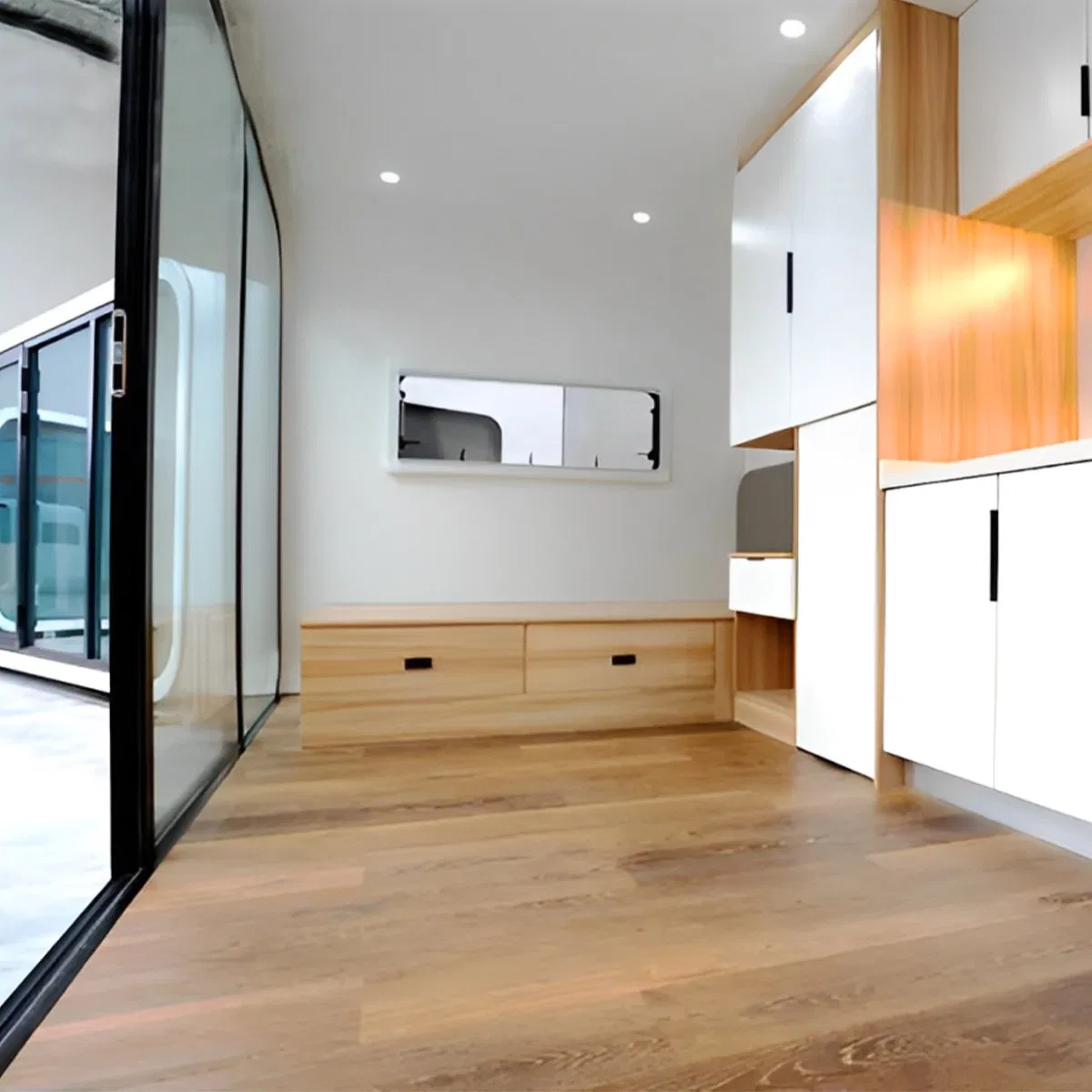 Luxury Compact Prefab Studio for Backyard Office Ordouble-Storey House Apple Cabin