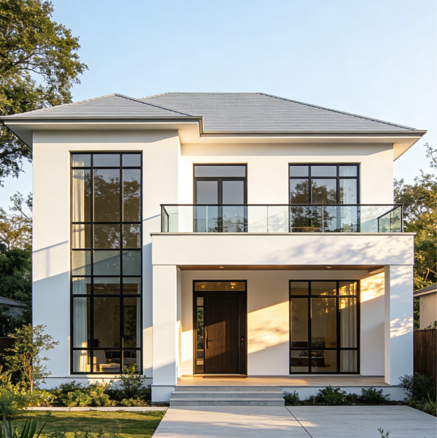 Luxury 255-square-meter Two-story Prefabricated Villa 4-5 Bedroom Suites Modern Sandwich Panel Villa Resort