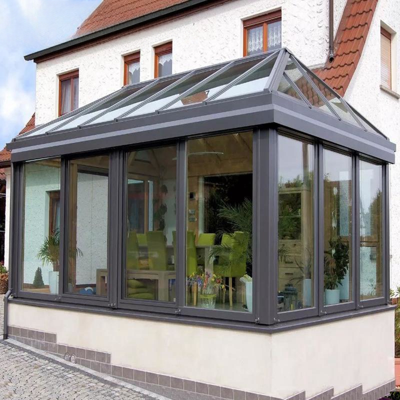 Luxury Custom Modern Villa Aluminum Alloy Frame Triple Pane Glass Eco-Friendly Noise Reduction House Outdoor Sunroom