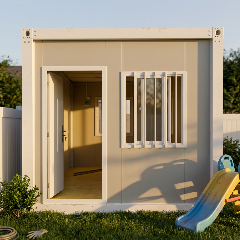 Stable Structure 10ft 20ft Prefab Container House Worker Staff Accommodation