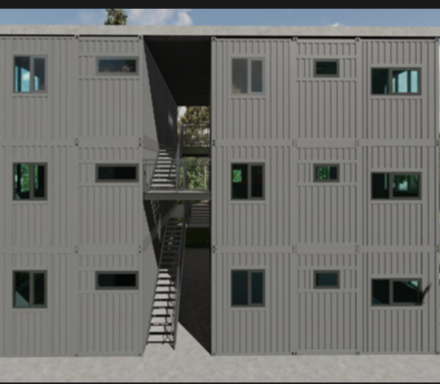 40 Feet Smart Fabricated Flat Pack Container Construction Office House Luxury Prefabricated Prefab 1615 ft M2 6 Beds