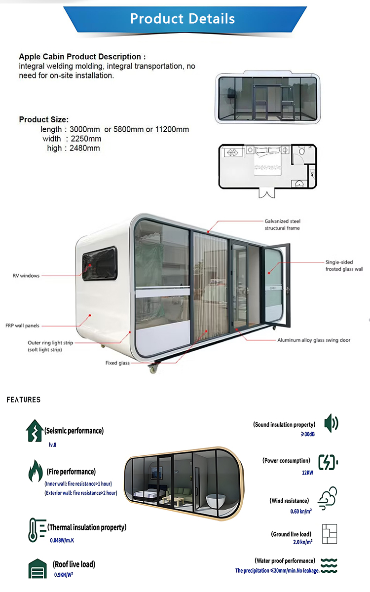 Apple Cabin Internal View 1