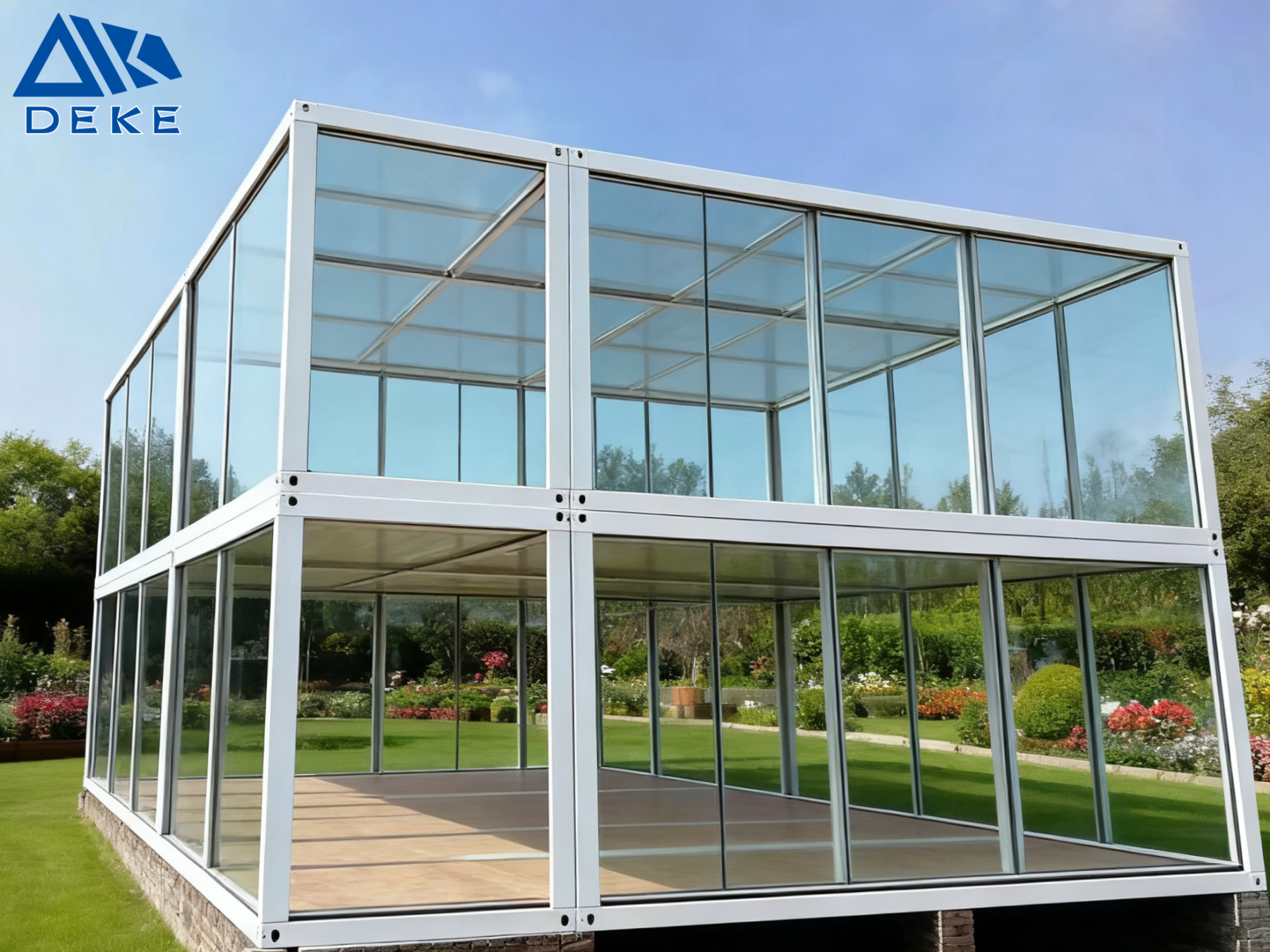 Cost-effective Prefabricated Foldable Stackable Container House for Warehouse Building Office Prefabricated House