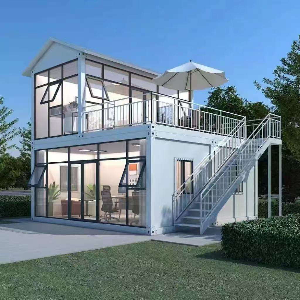 Mobile Breathable Modern Chenggang Prefab Sandwich Panel 20ft Flat Pack Folding Container House for Office Building Shop Use for