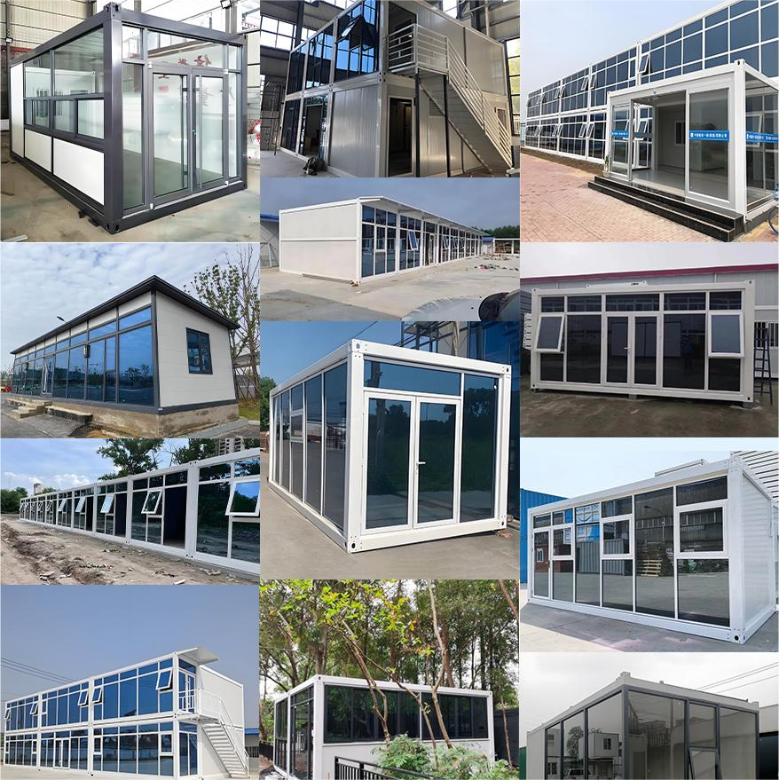 20ft Modular Prefab Steel Container House Functional Villa Mall Office Building Shop Apartment Hotel School Hospital Modern