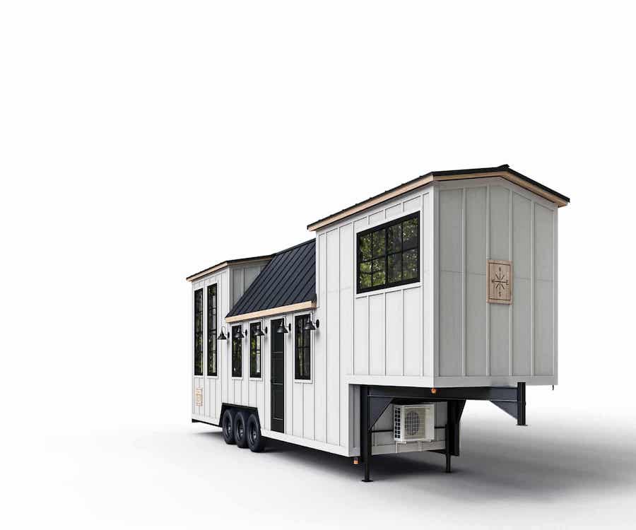 Best Tiny Homes Ready Ship Wheels Villa Bedroom Ready Light Steel Structure Modern Style Customizable Direct Warehouse