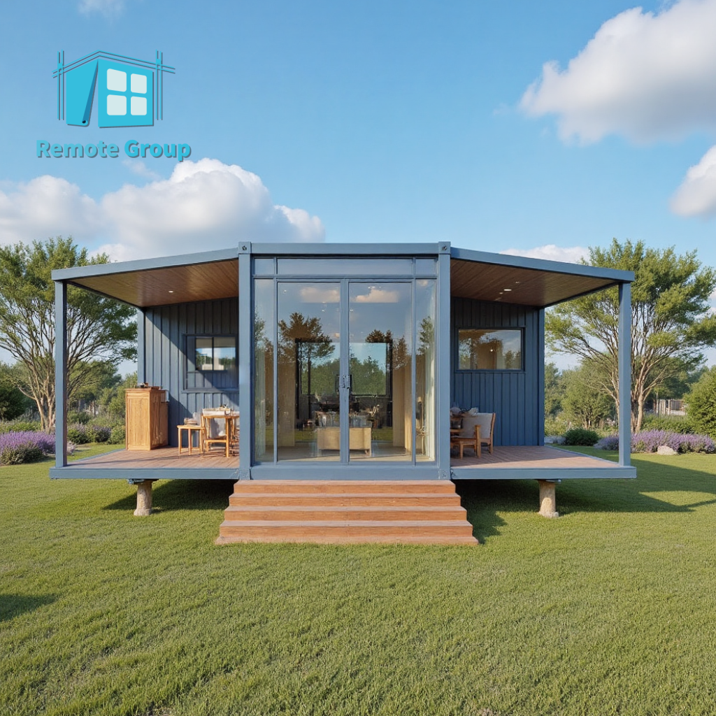 European Fully Furnished Prefab Houses Ready Move Office Building Hospital Workshop Courtyard Bathroom Sandwich Panel Container