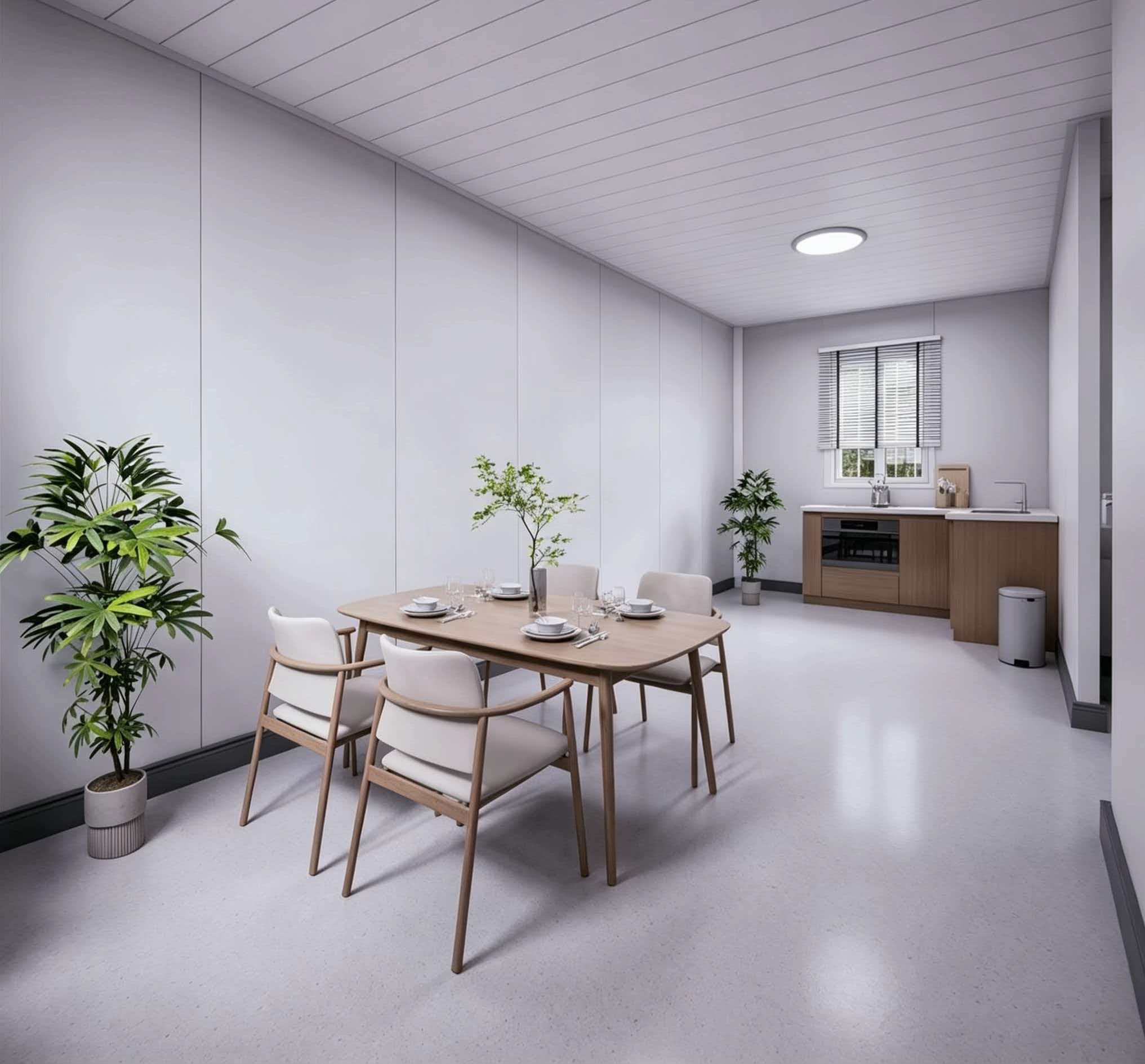 Customizable 20FT 40FT Integrated Modular Waterproof Fireproof Prefabricated Classroom Office Modern Design Outdoor Use 1 Year