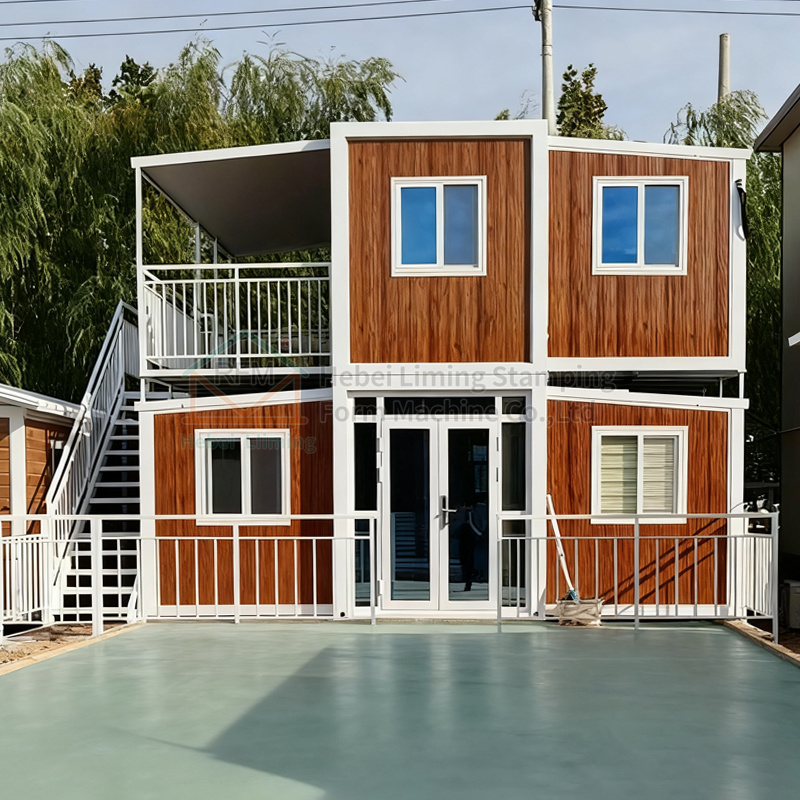 Double Floors Expandable Container House Modular Prefabricated House Prefab Tiny Homes Casa Prefabricada 2 Story Foldable House