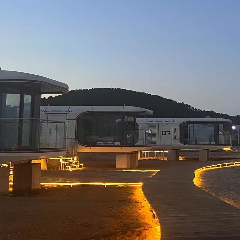 Luxury Sleeping Space Capsule Mobile Tiny House High End Prefab House Shop for Sale Capsule Hotel