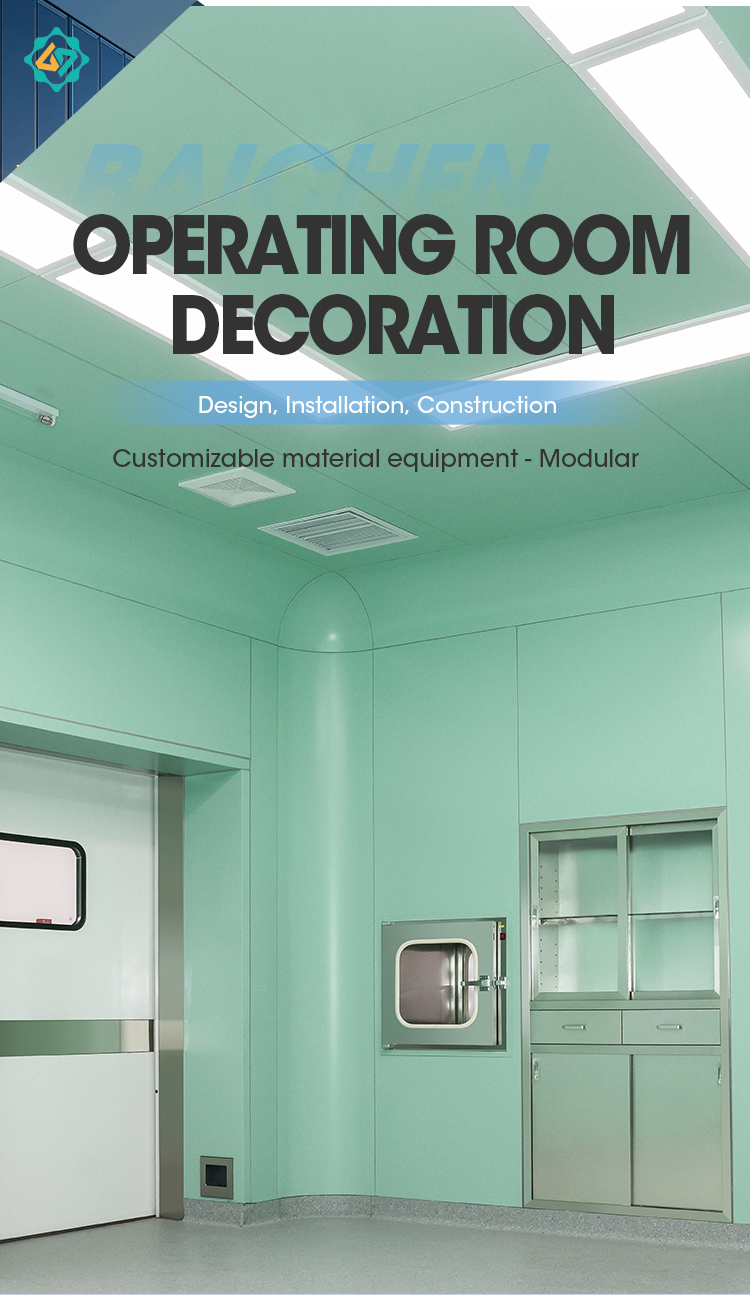 Handmade clean room panel specifications