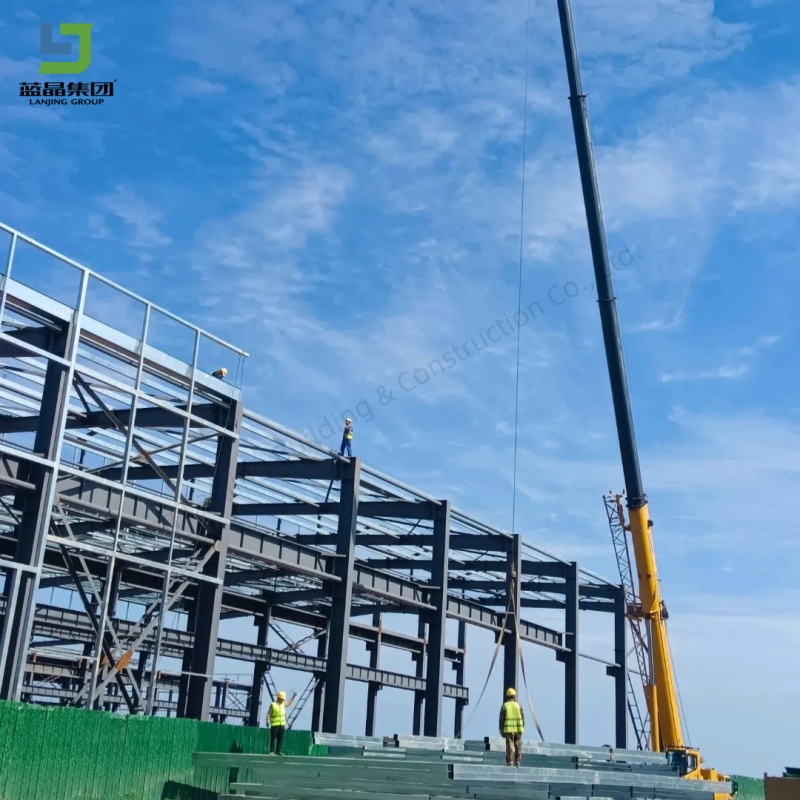 Prefab Steel Structure Metal Prefabricatted Warehouse Building Workshop Shed Office Mall