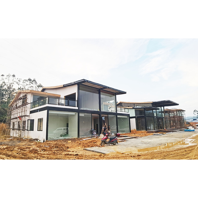 Prefabricated Factory Price Flat-pack Prefab House Living Home Modern Light Steel Structure Frame Villa Resort Hotel