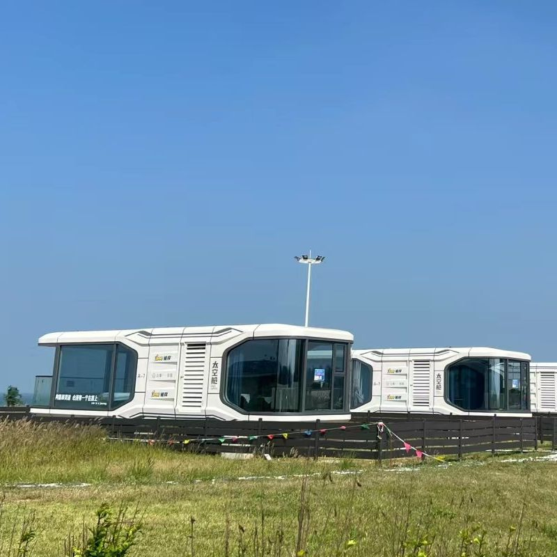 Luxury Sleeping Space Capsule Mobile Tiny House High End Prefab House Shop for Sale Capsule Hotel