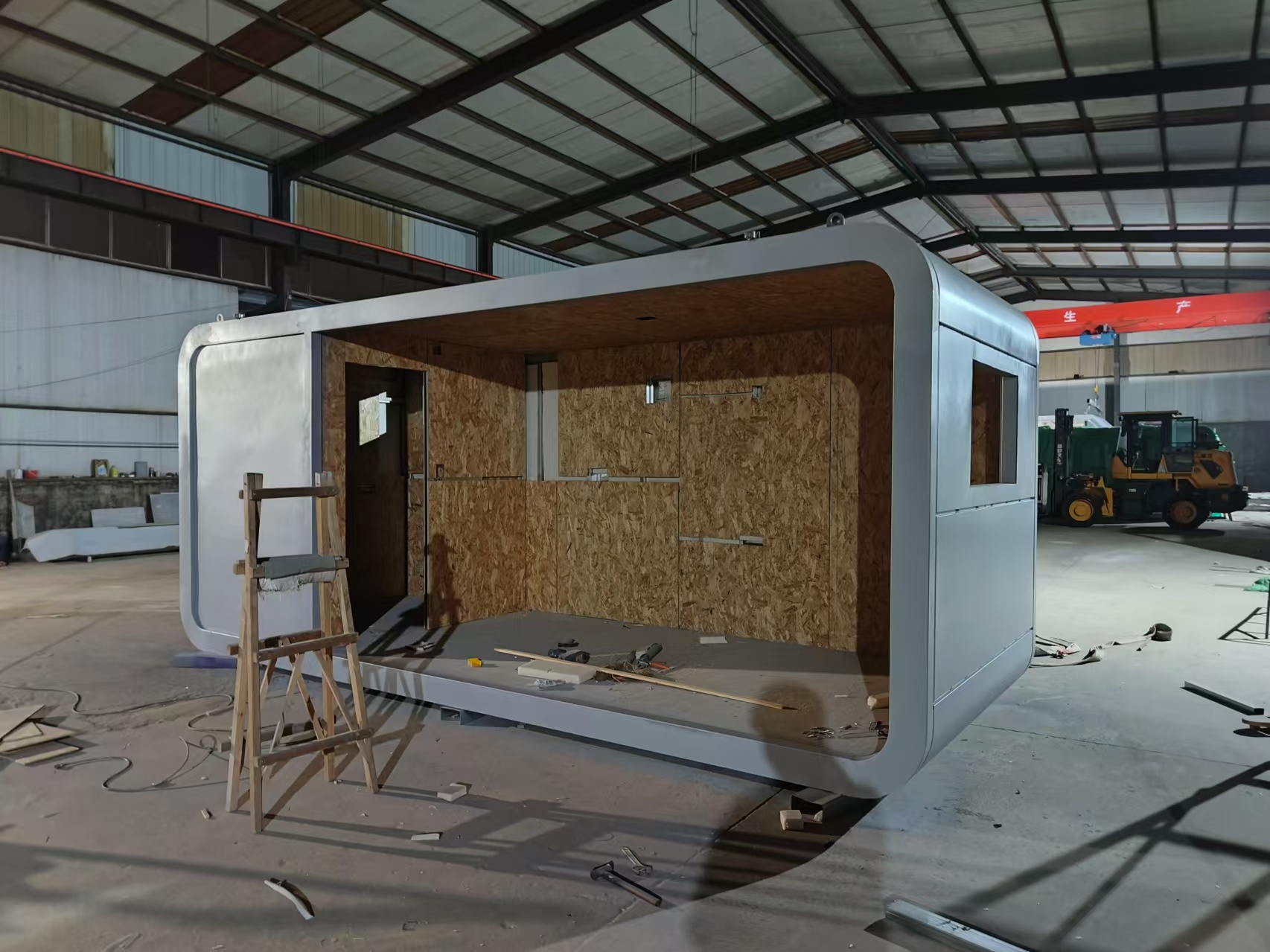 Custom Luxury Modular 20ft 40ft Villa Prefabricated Steel Waterproof Green House Cabin Office Portable Home