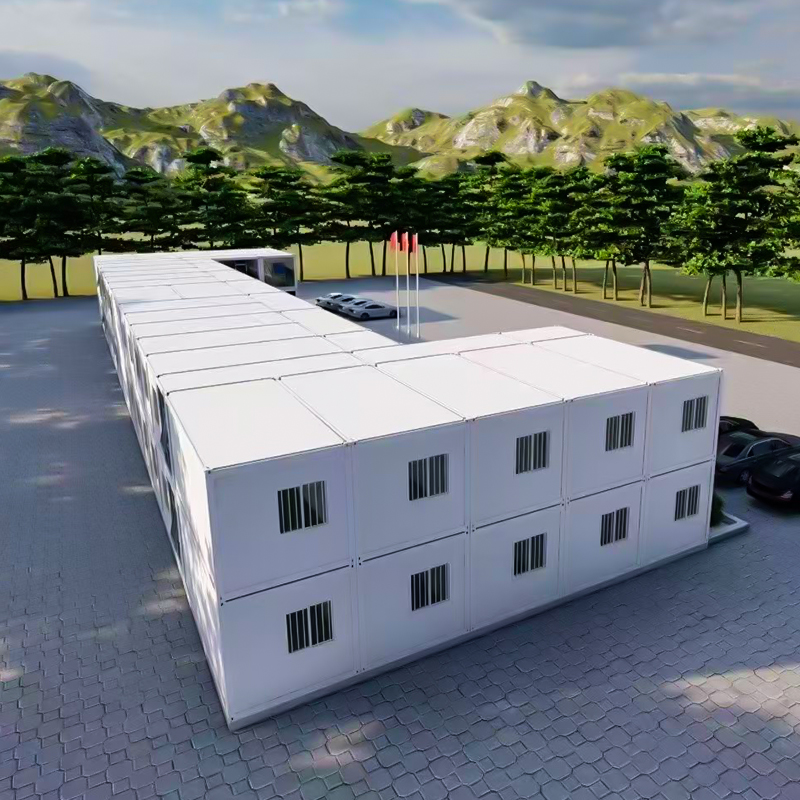 High Quality Prefabricated Sandwich Panel Z Type Container House for Workers Accommodation Office Use Quick Installation Durable