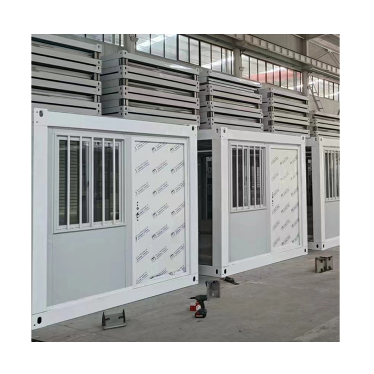 Folding Container House Quick Build Prefab Mobile Foldable Hotel Modern Design Home Office Tiny House Fully Inner Decoration