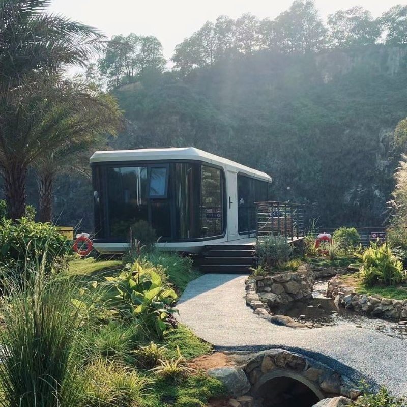 Luxury Sleeping Space Capsule Mobile Tiny House High End Prefab House Shop for Sale Capsule Hotel