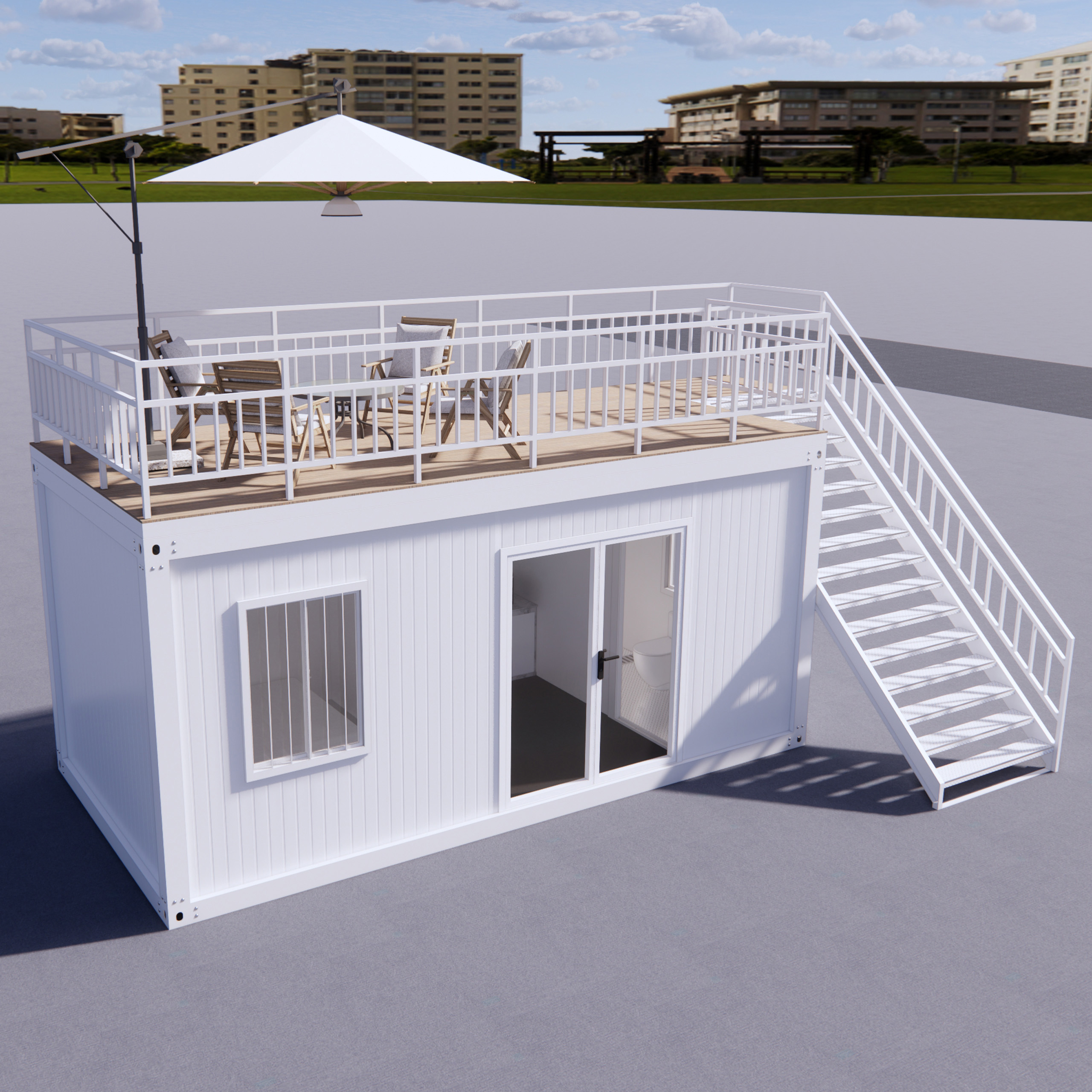 Fast Assembly Steel Structure Container House With Modern Design For Villa Hotel Large Camp Group Accommodation