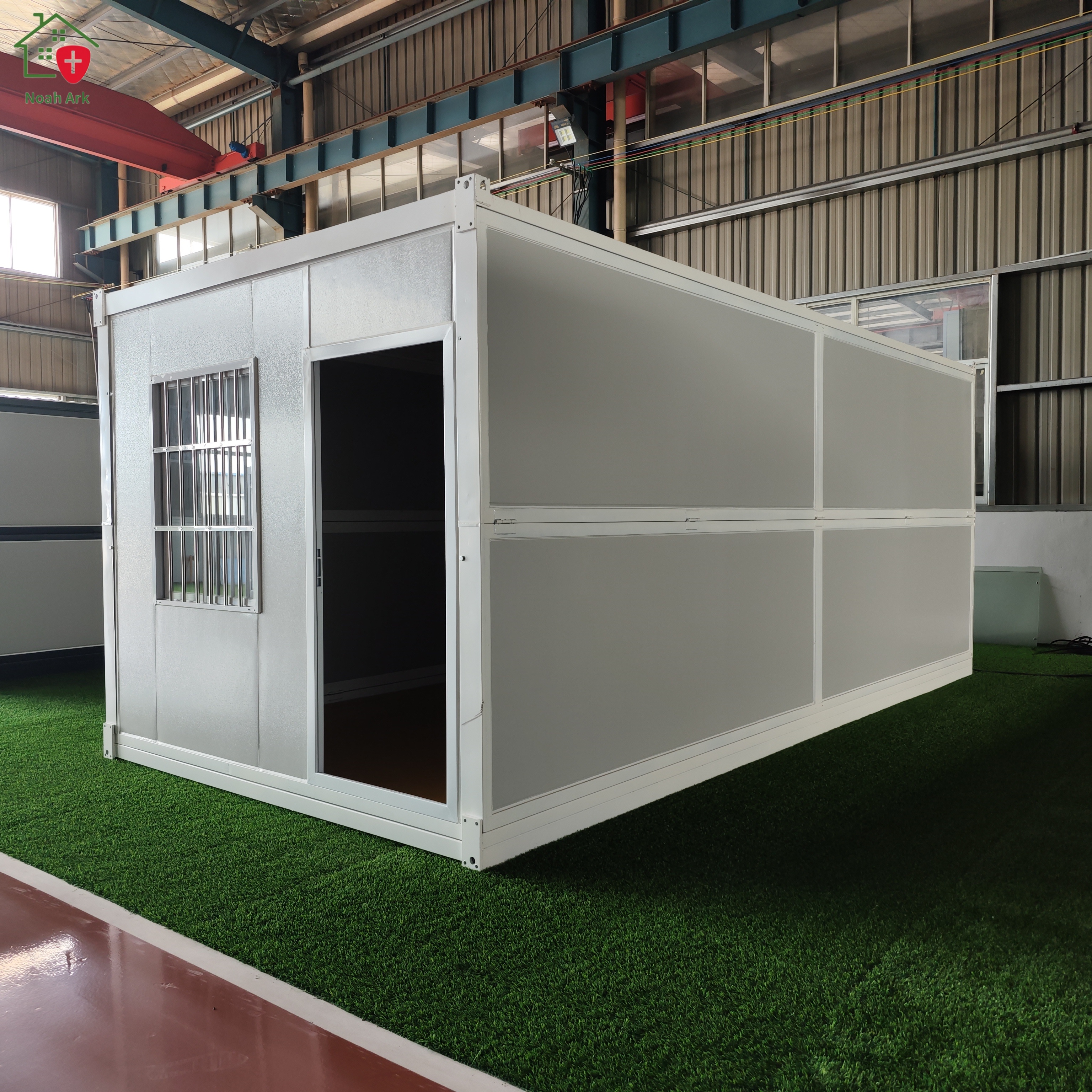 Quick Build Prefabricated Modular Folding Steel Container House with Fast Install for Worker Accommodation