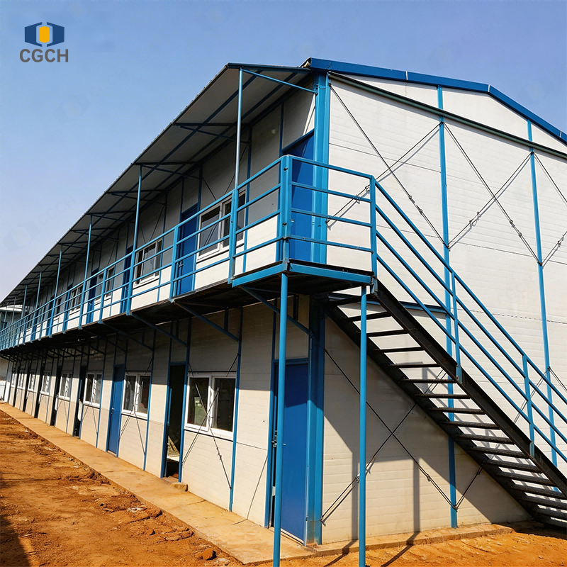 CGCH Casas K Modular House Bungalow Light Steel Framing Prefab House Villa Homes Prefabricated House 3 Bedrooms and Living Room