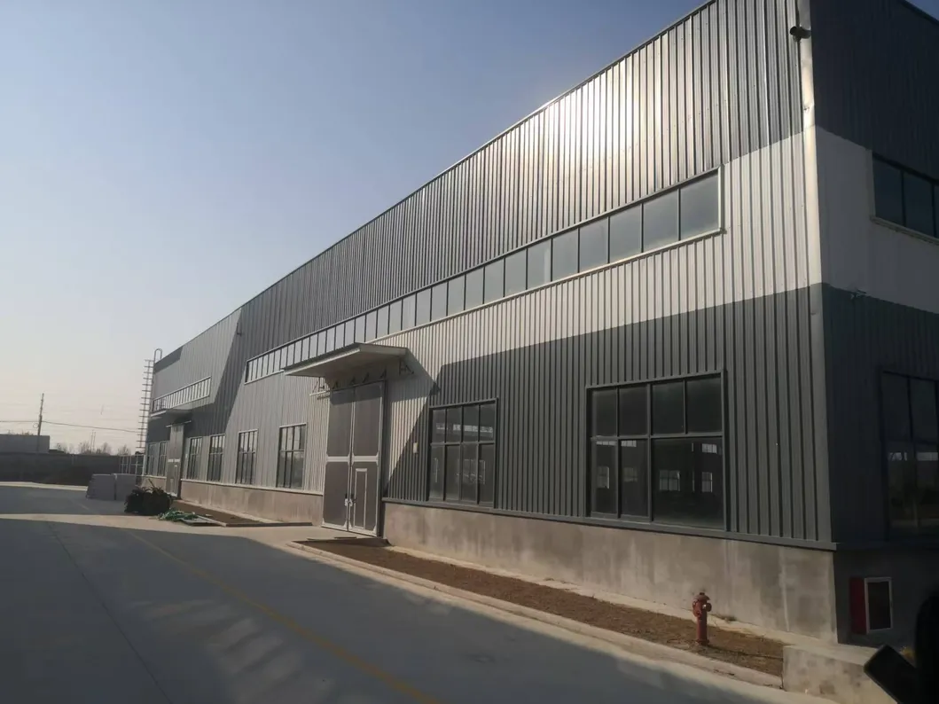Modern Durable Steel Frame Structure Prefab Office Building with Sandwich Plate