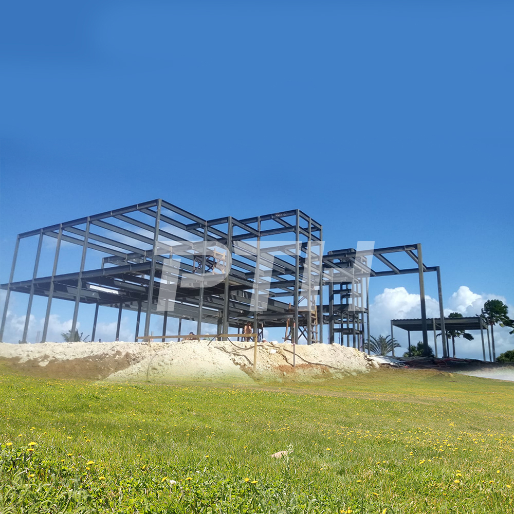 PTH Modern Luxury Custom 2 Story Glass Prefab Villa for High-End Resort Residential Modular House