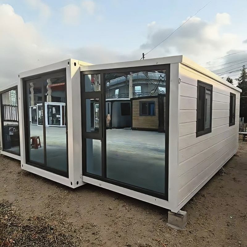 Prefabricated Container Home 20FT Folding 2 Bedroom Living Portable Mobile Modular Luxury Prefab House